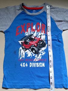 Kids Blue and green T-Shirts combo