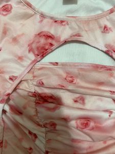 Y2k Beautiful Pink Princess Top