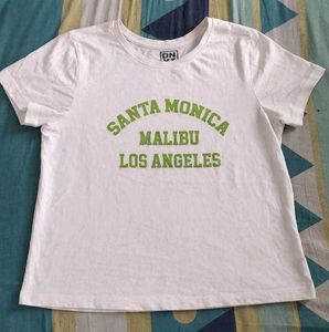 Women's White Graphic Printed Cotton T-Shirt