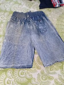 Stylish Blue Denim Cargo Pants
