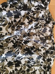 Floral Printed V-Neck CutOut Maxi Dress