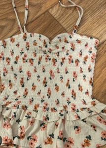 Chic Floral Smocked Camisole Top