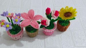 pipe cleaner mini flower pot🌷♥️