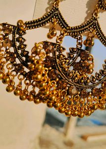 Vintage Copper Gold Dangler Earrings 💫