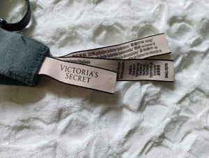 Victoria's Secret Grey Ribbed Bra