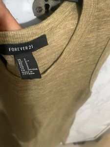 Olive Green Sleeveless Dress