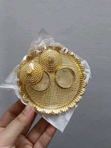 Decorative Pooja Thali Set