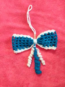 Handmade Crochet Bow Charm