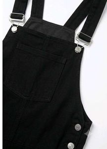 Chic Black Pinafore Dress