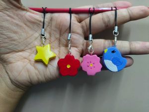 🌸Handmade Clay Phone Charms! ✨