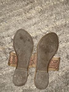 Stylish Embellished Thong Sandals