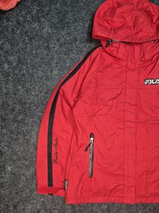 FILA Red Hooded Jacket