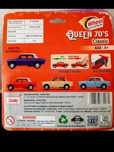 Centy Premier Padmini Vintage Classic Toy Car