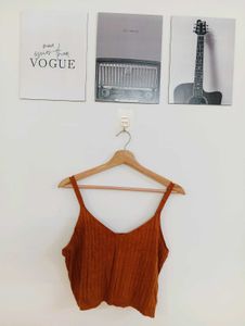 Ribbed Knit Camisole Top