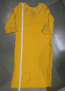 Fancy Yellow Kurta Set 💛