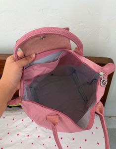Pink Longchamp Le Pliage Bag(₹4500)
