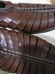 Men's Brown Leather Gladiator Sandals