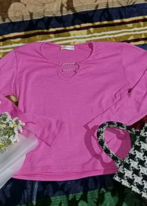 Pink Detailed Top 💗🎀