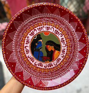 Hand-Painted Decorative Plate
