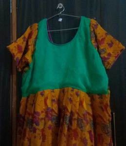 Vibrant Floral Ethnic Gown