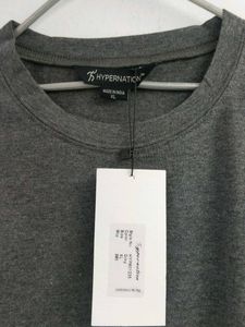 Men's Gray Crew Neck T-Shirt