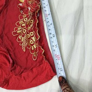 Red ⭐Embroidered Briefs