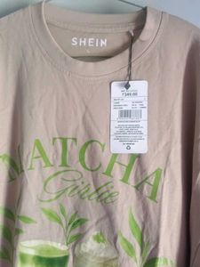 SHEIN "Matcha Girlie" Graphic T-Shirt