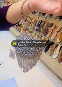 Sparkling Crystal Evening Clutch Bag