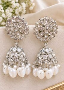 Exquisite Pearl &amp; Crystal Jewellery Set
