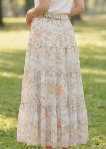 Flowy Floral Maxi Skirt