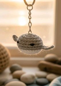 Handmade Mini Whale Keychain🐋(NEW)