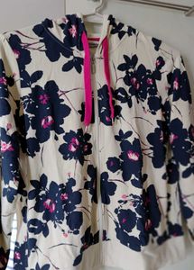 Floral Print Hoodie