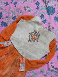 Embroidered Kurta Set with Jacket