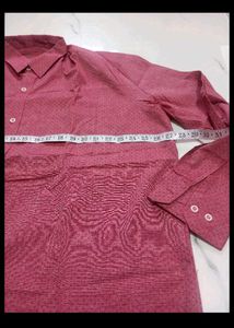 Men's Pink Polka Dot Shirt
