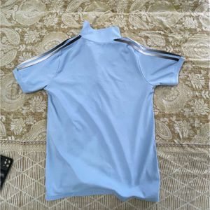 Adidas Men's Light Blue polo t-shirt 👕 size - m