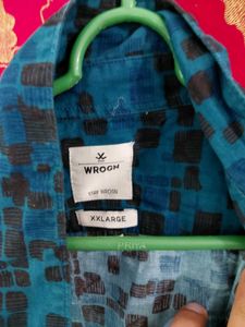 WROGN Men's Teal Blue Patterned XXL