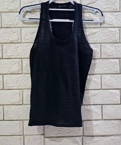 MNG Casual Sportswear Ribbed Tank Top