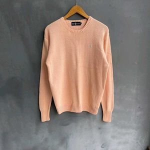 Ralph Lauren Pink Sweater Unisex | XL