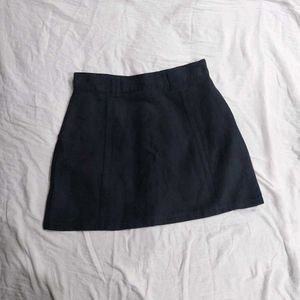 *Authentic* FIRETRAP Black Button-Front Skirt