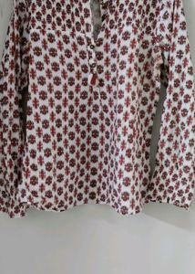 Short Top ,Cotton Fabric ,Size M