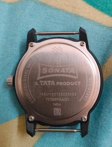 Men's Black Sonata Watch
