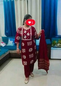 Elegant Maroon Kurta Pant Set