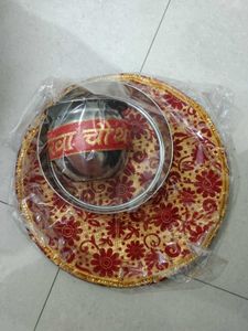 Decorative Pooja Thali Set
