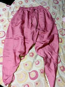 Pink Dhoti Pants with Sequins