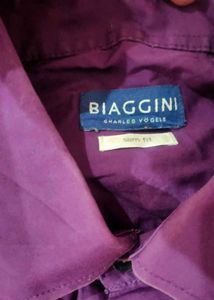 purple shirt with premium look