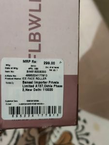 Beccos Ice Roller New Unused