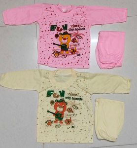 Cute Bear Print Pajama Set