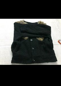 Black Teddy Fur Jacket