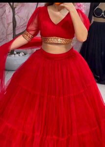 Stunning Red Lehenga Choli