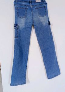 Blue Cargo Jeans 🌈